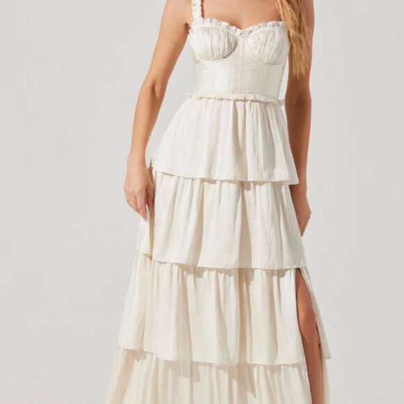 ASTR Tempany Tiered Bustier Maxi Dress - Picture 5 of 7